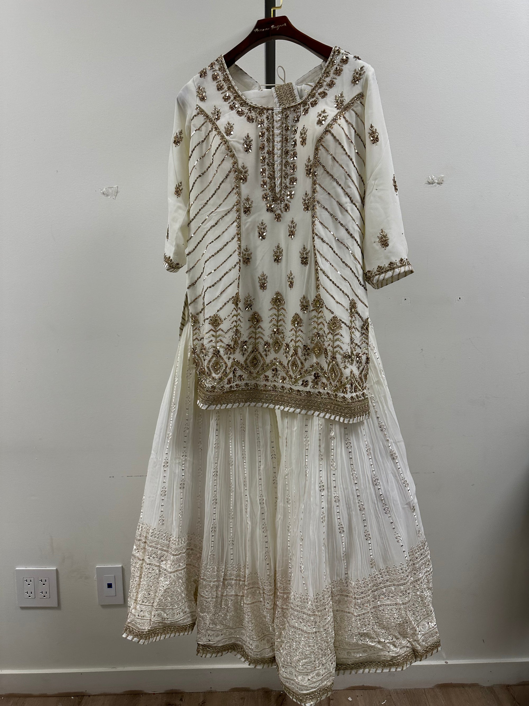 Opulent Embellished Gharara Suit