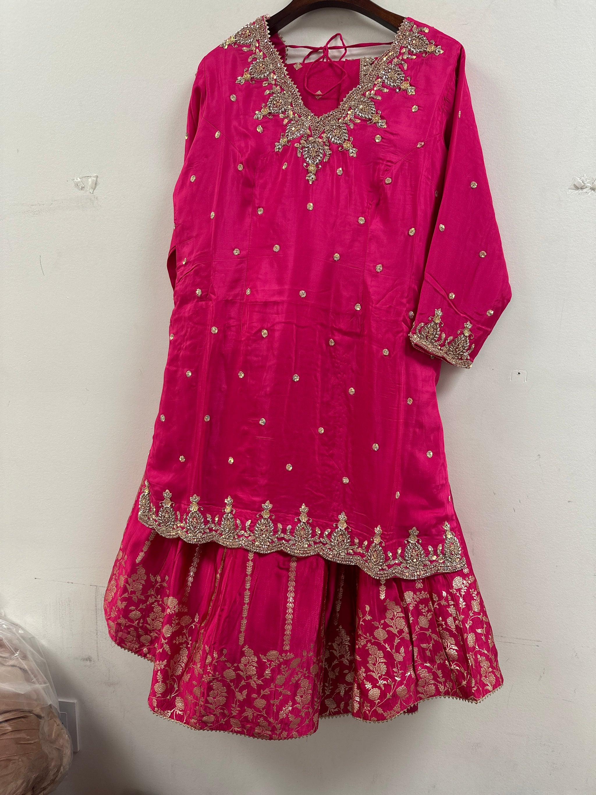 Stunning Banarasi Sharara Suit