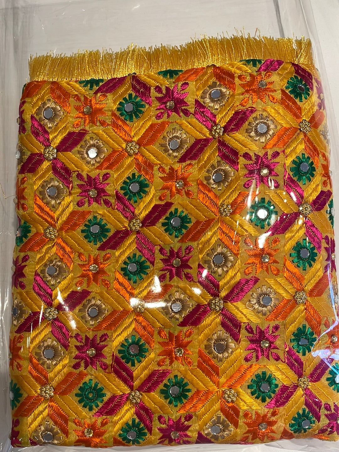 Multi Colour Chinnon Phulkari Dupattas