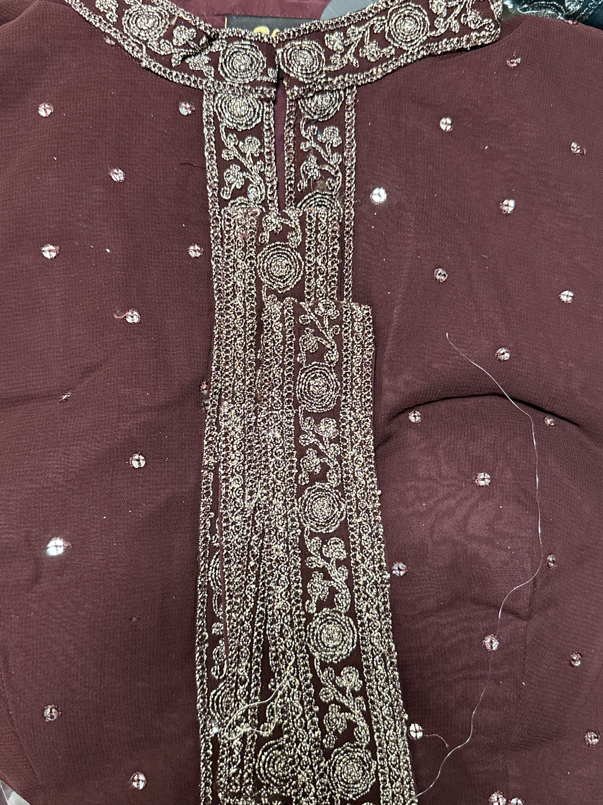 Long Shirt Gharara Suit With Belt