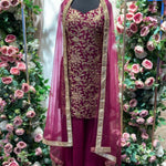 Tilla Jaal Work Sharara Suit