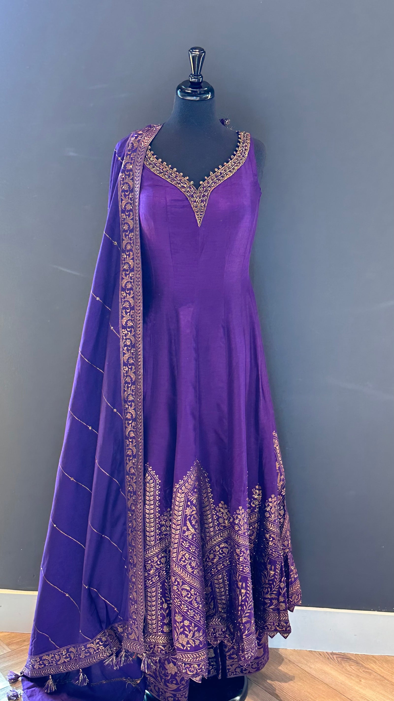 Banarsi silk Anarkali