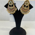 Gold Plated Temple Style Earrings