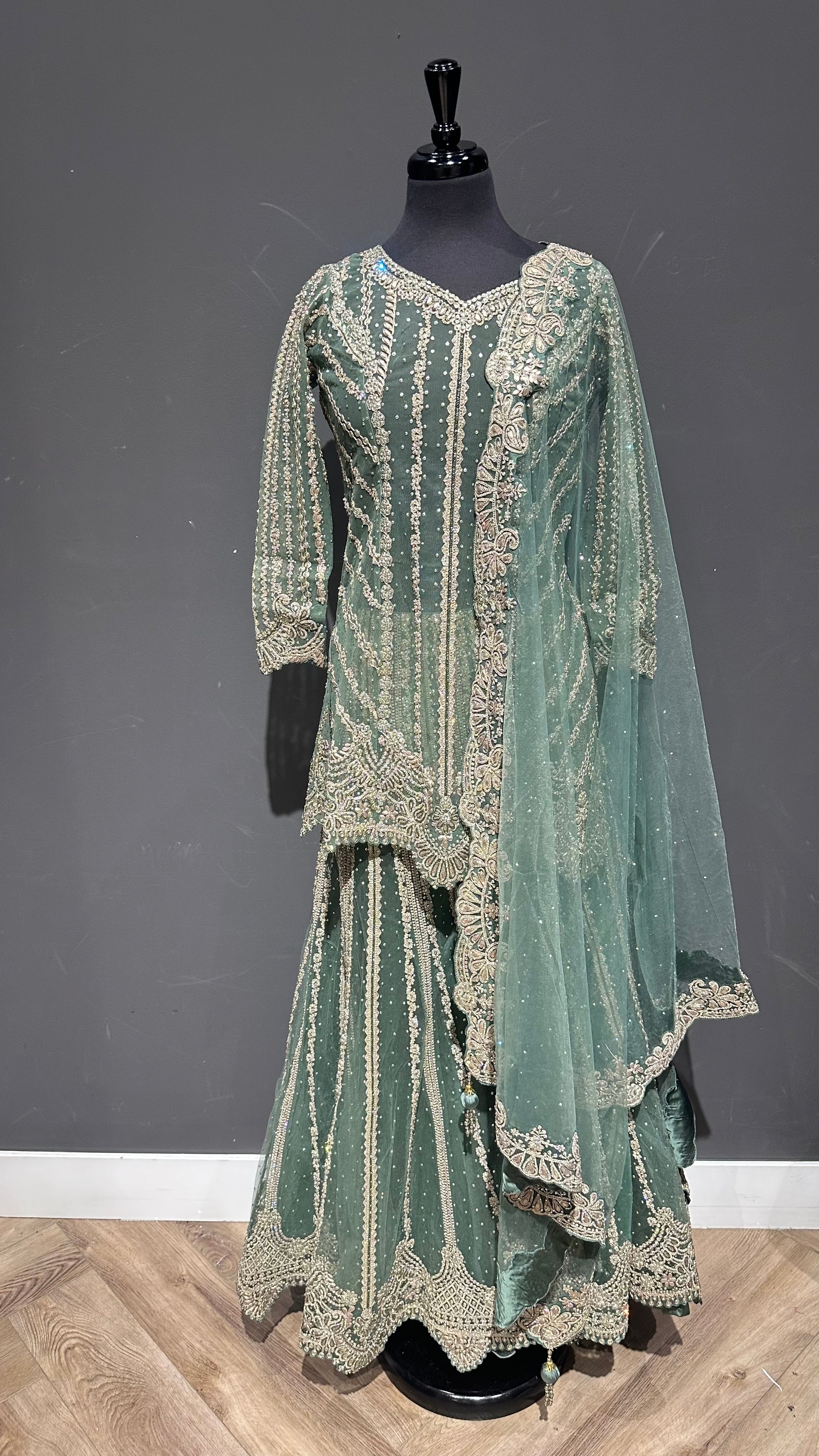 Heavy Sharara Suit