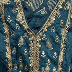 Beautiful Embroidered Shirt with Banarasi Sharara