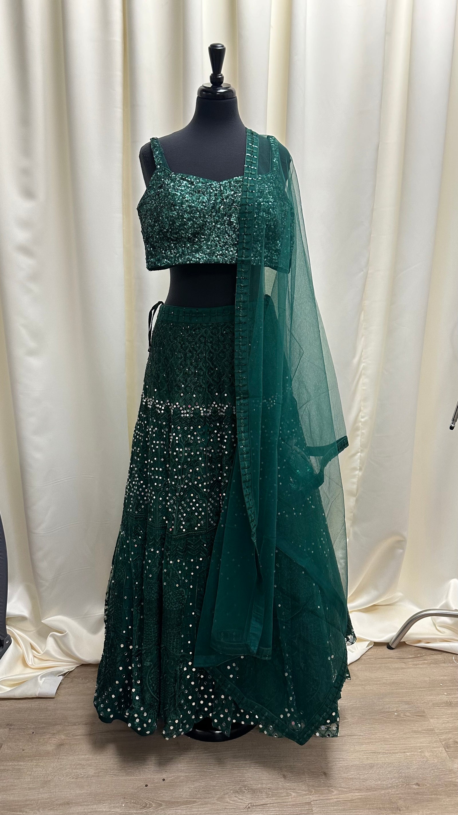 Enchanting Green Lehenga