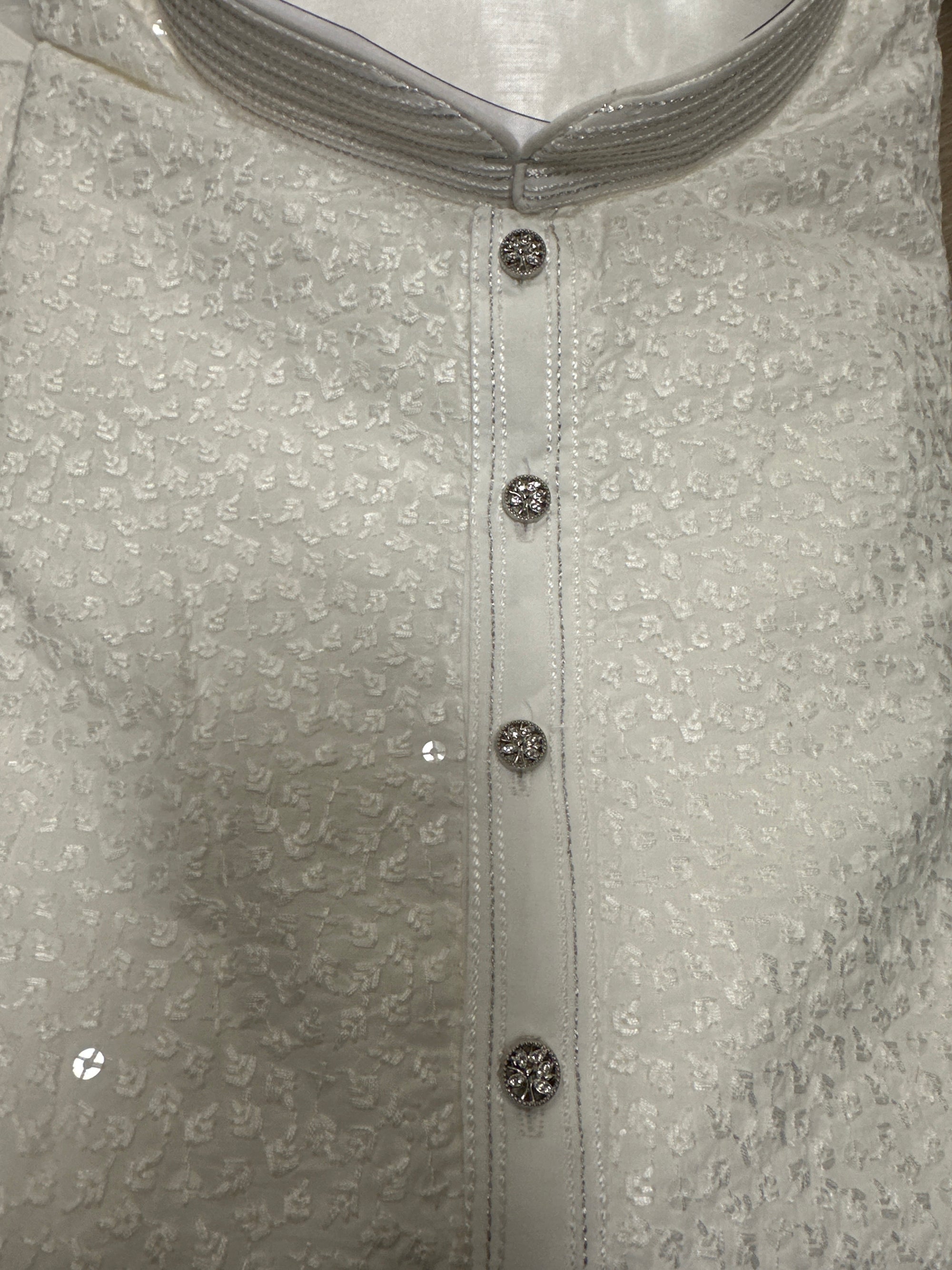 Chikankari Men's Kurta Pajama