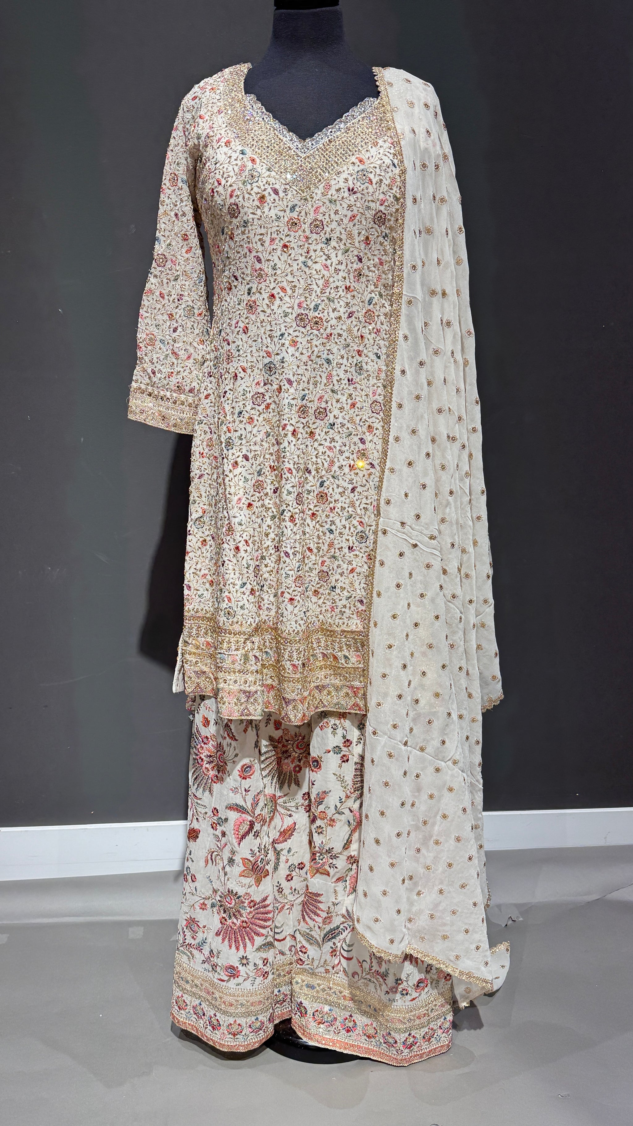 Embroidery Sharara Suit