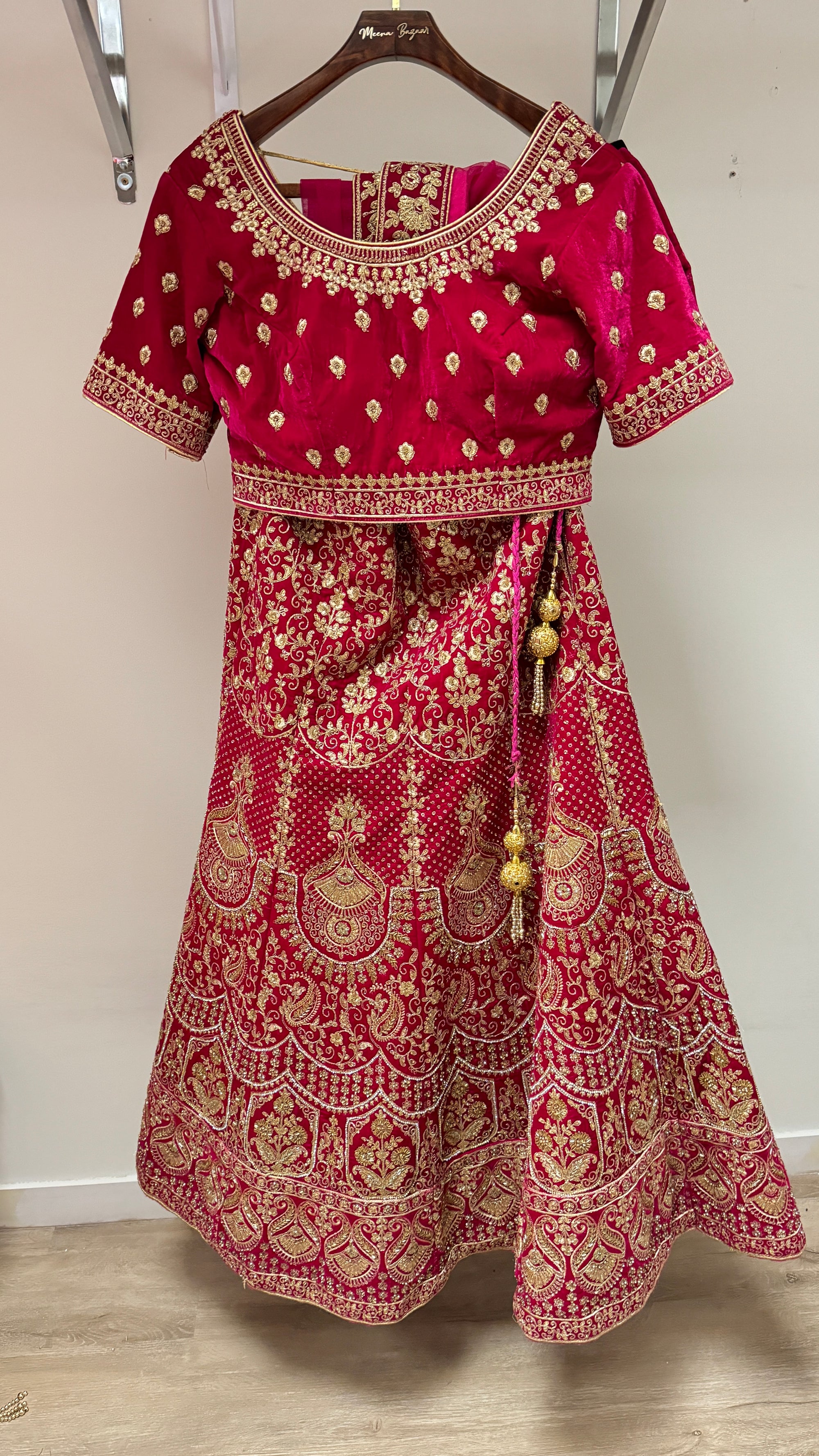 Red Bridal Lehenga