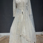 Fairylike Reception Lehenga with Jacket