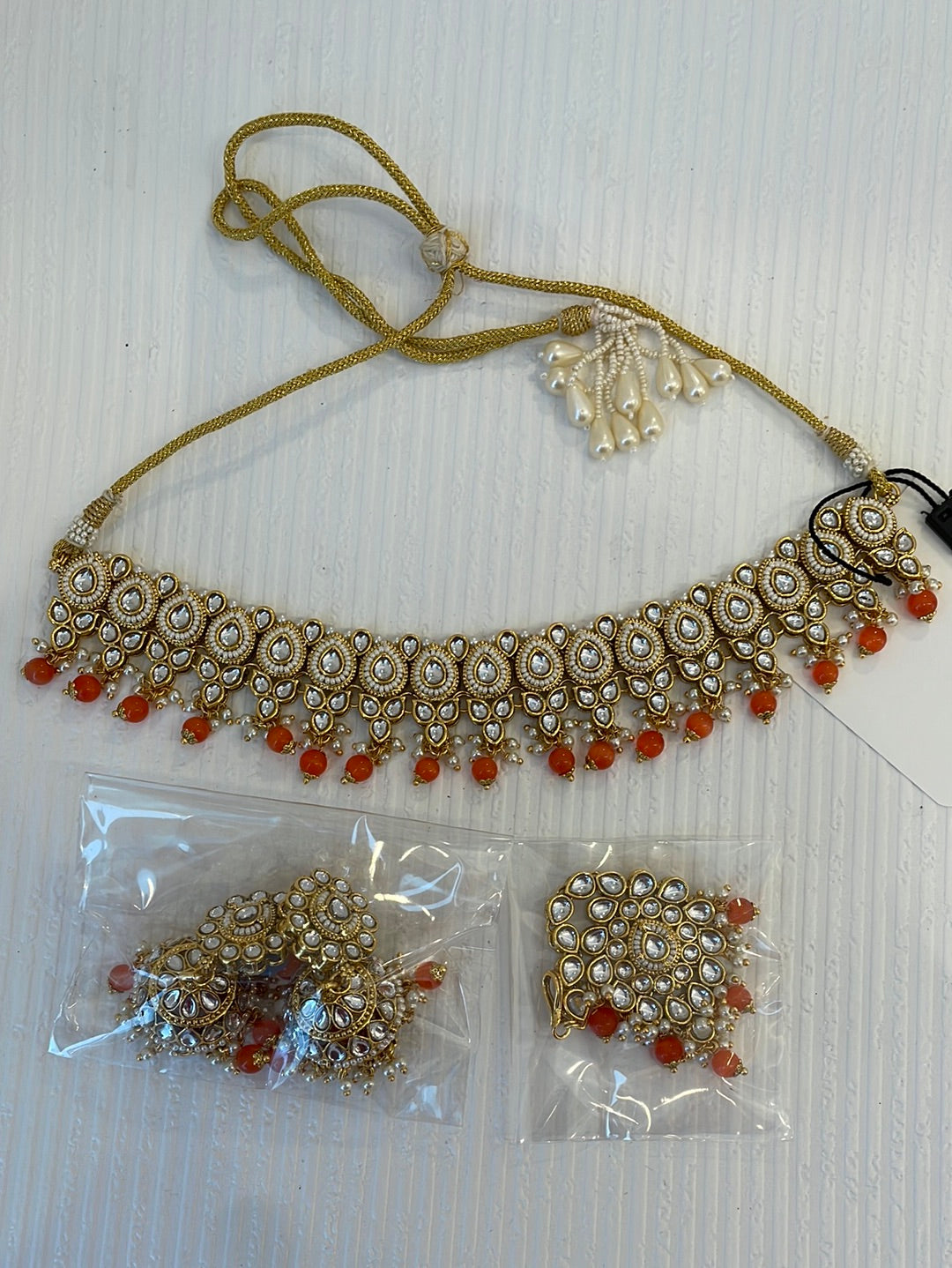 Pearl And Kundan Necklace Set