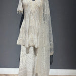 Sharara Suit with Front Slit
