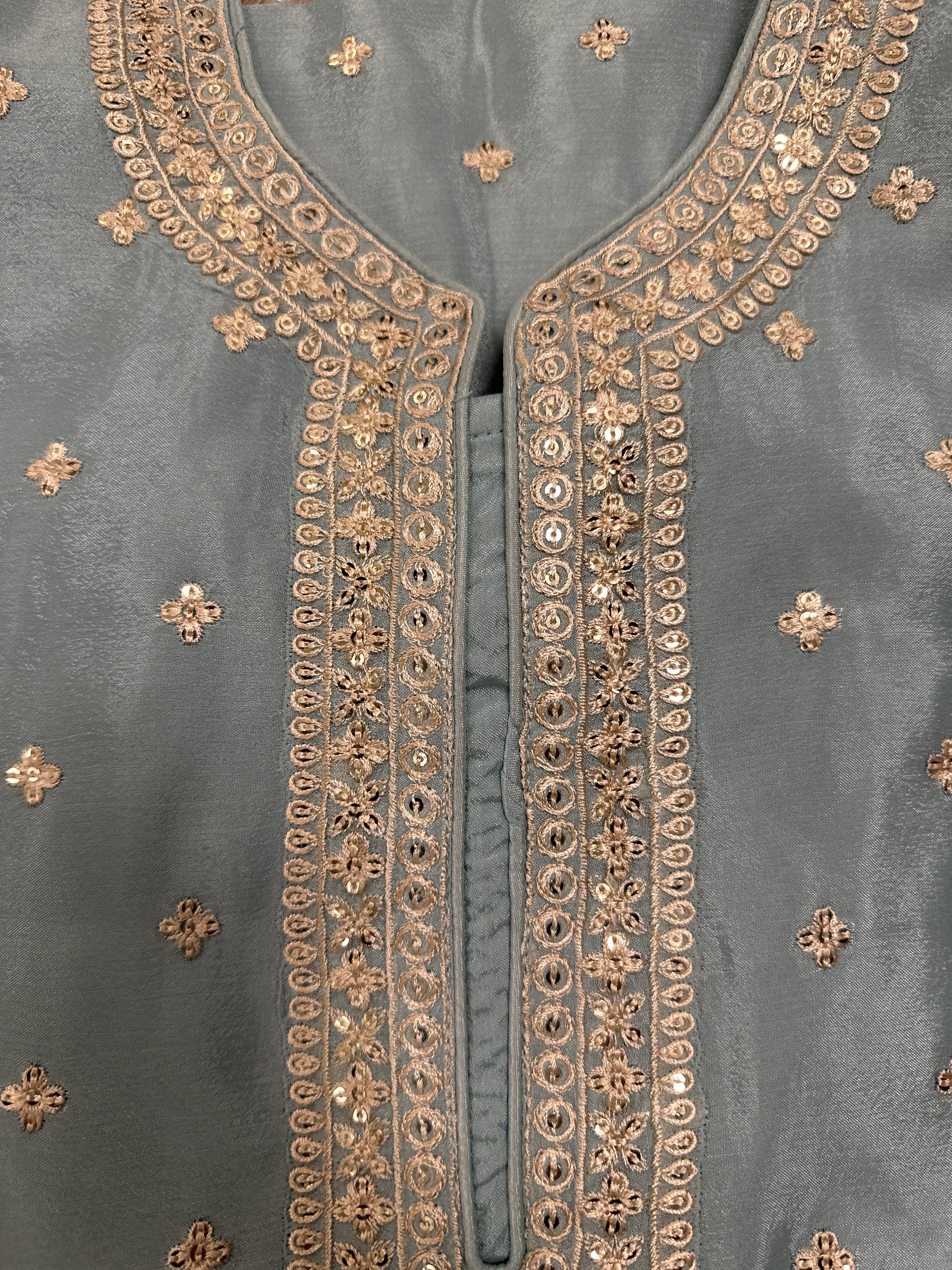 Thread embroidery Gharara Suit