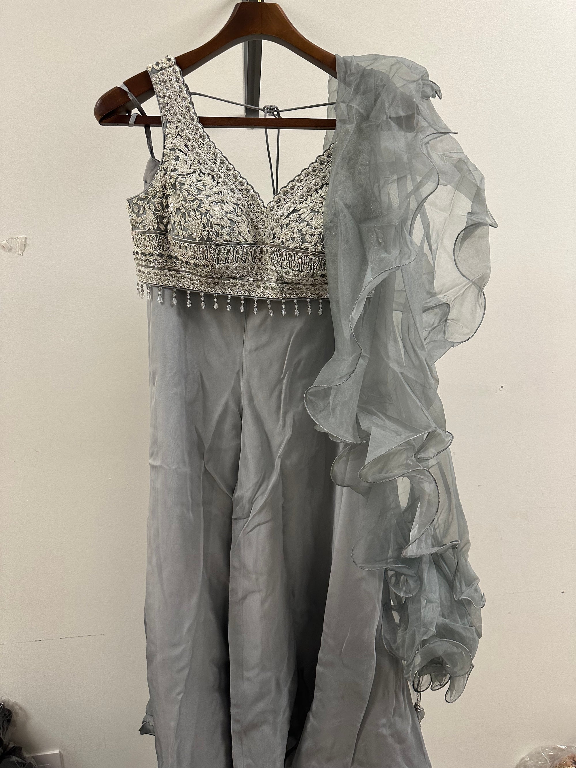 Contemporary sharara set