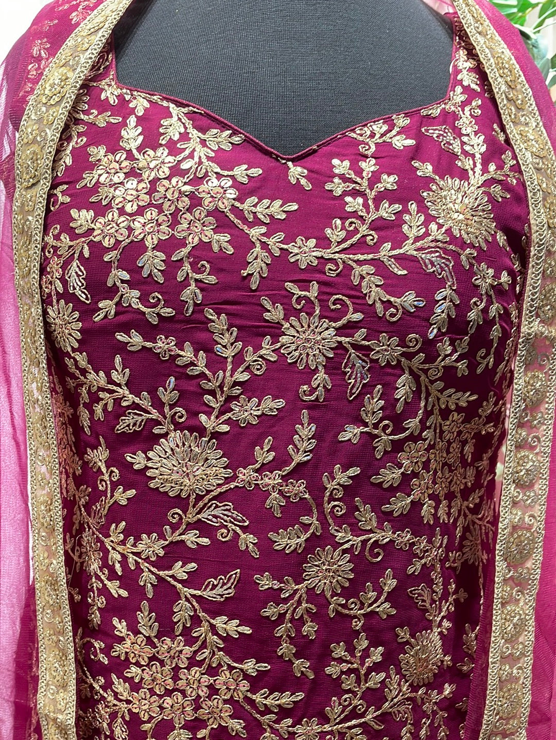 Tilla Jaal Work Sharara Suit