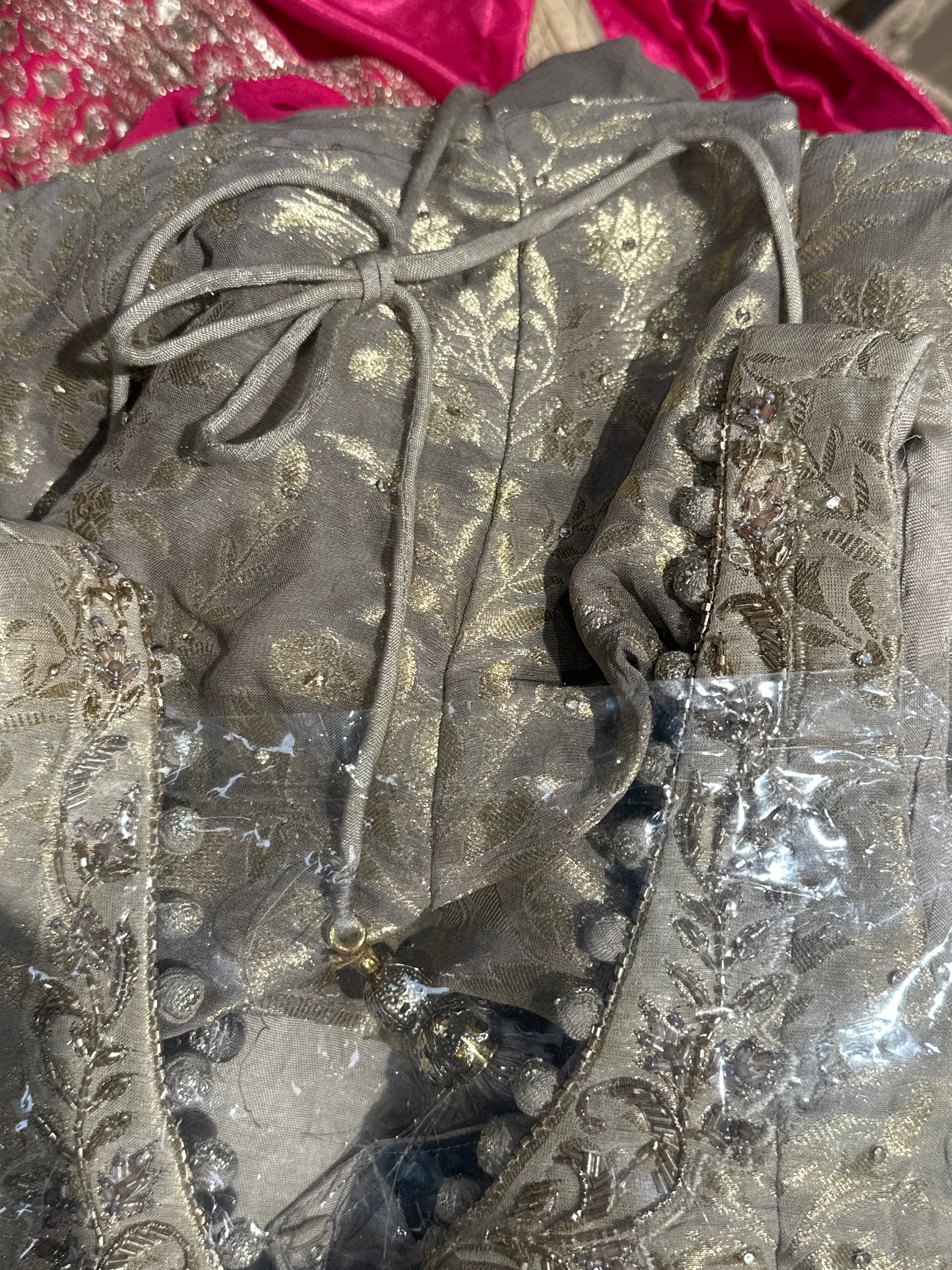 Beautiful Banarasi Anarkali with Plazzo