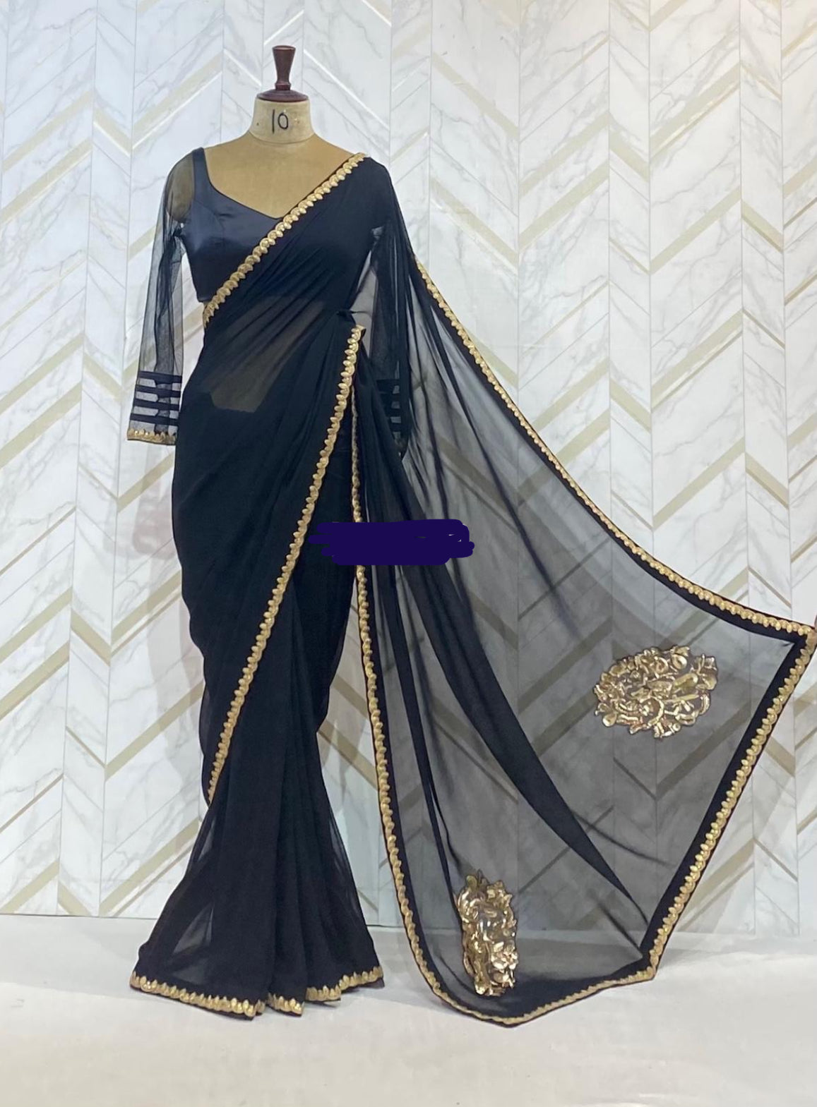 Black Beauty Saree