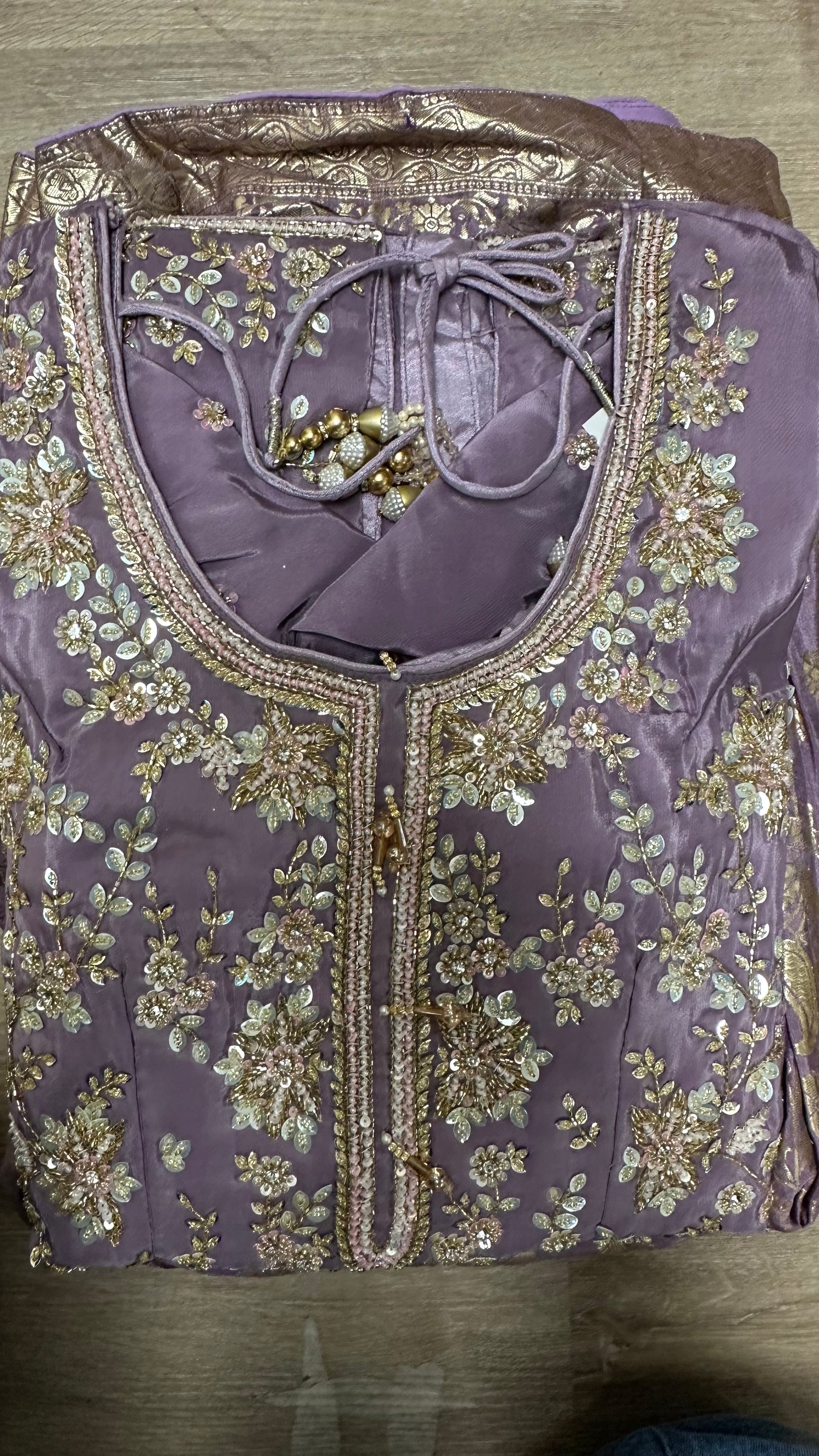 Charming Emb Shirt with Banarsi Bottom