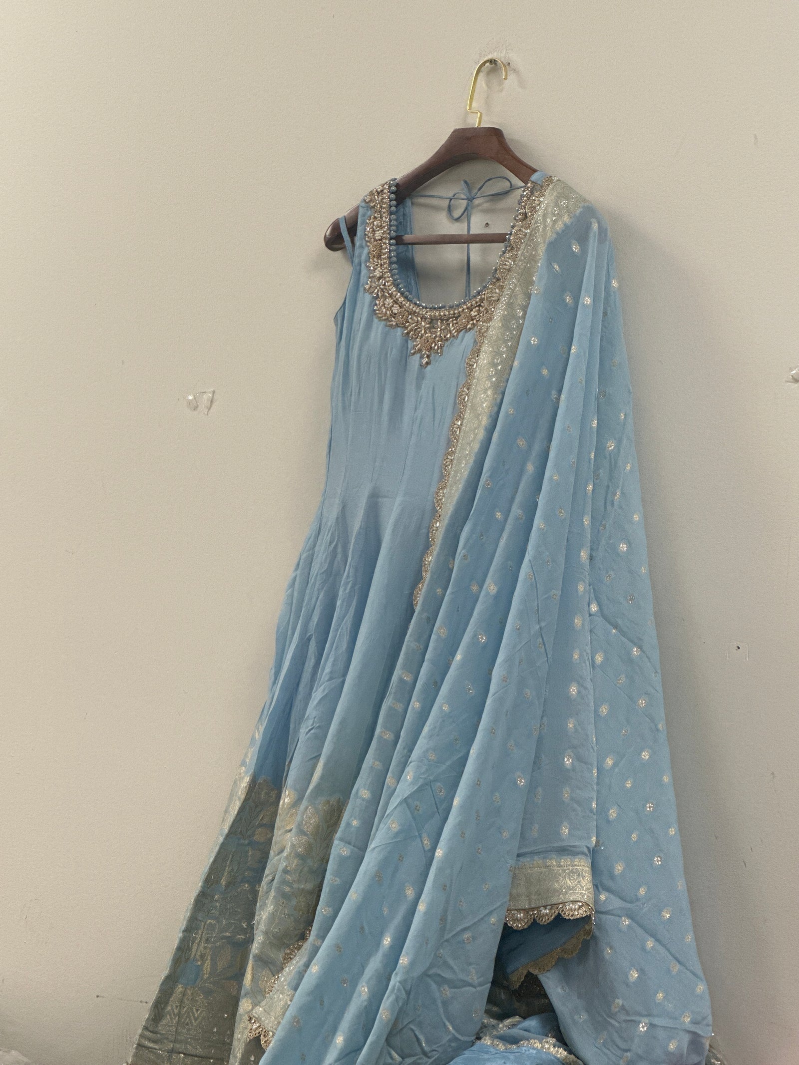 Banarsi Anarkali With Palazzo Pants