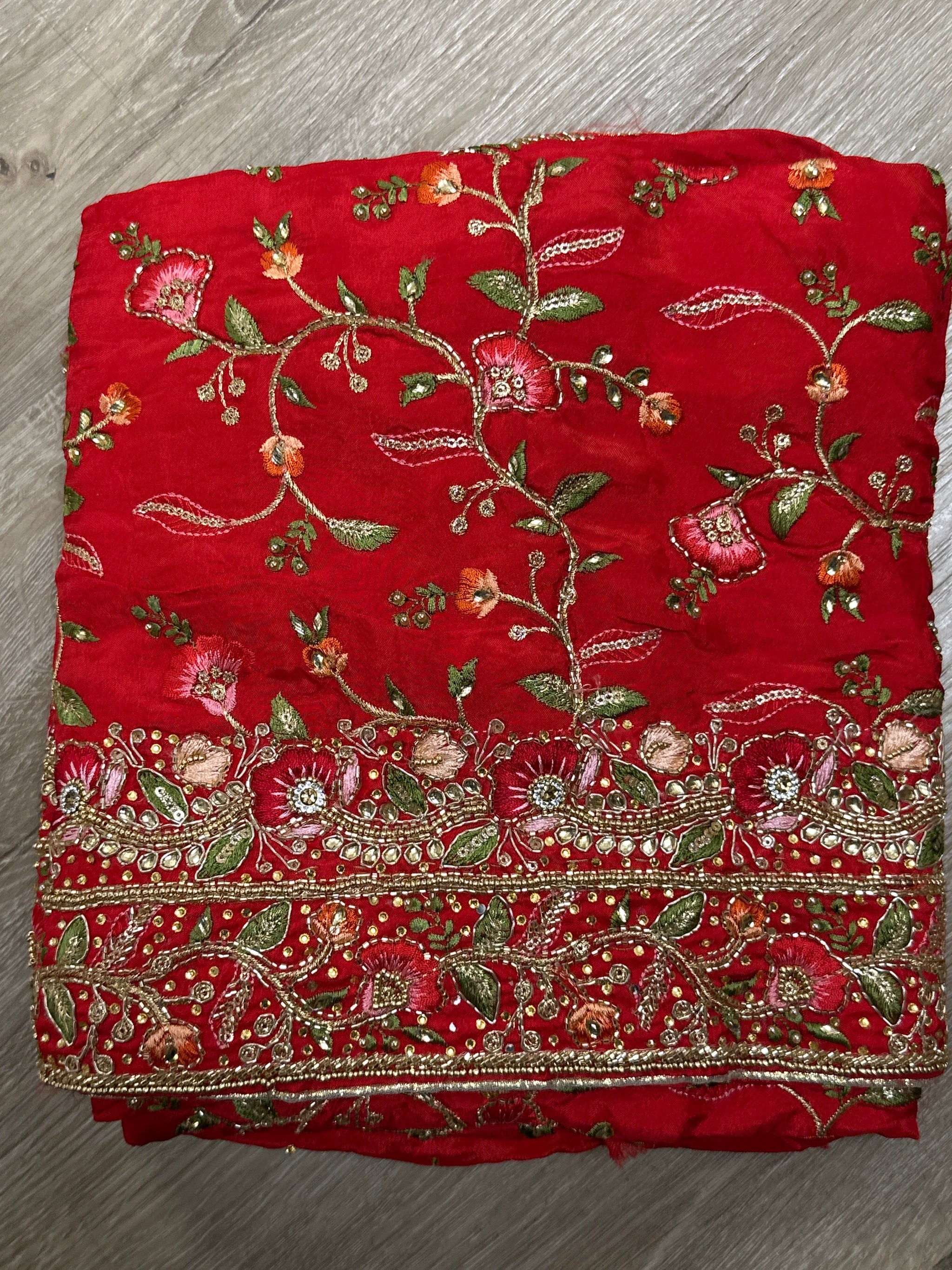 Floral Embroidery Unstitched Suits