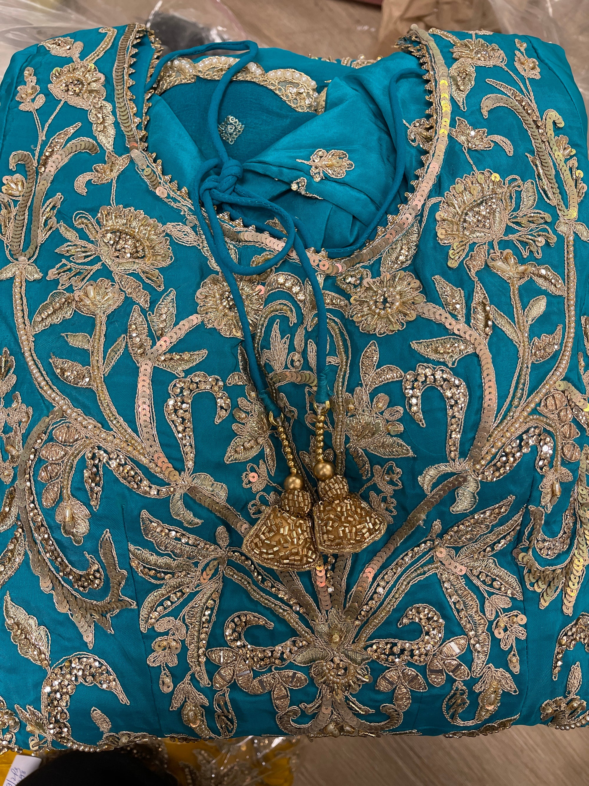 Beautifully Embroidered Pant Suit