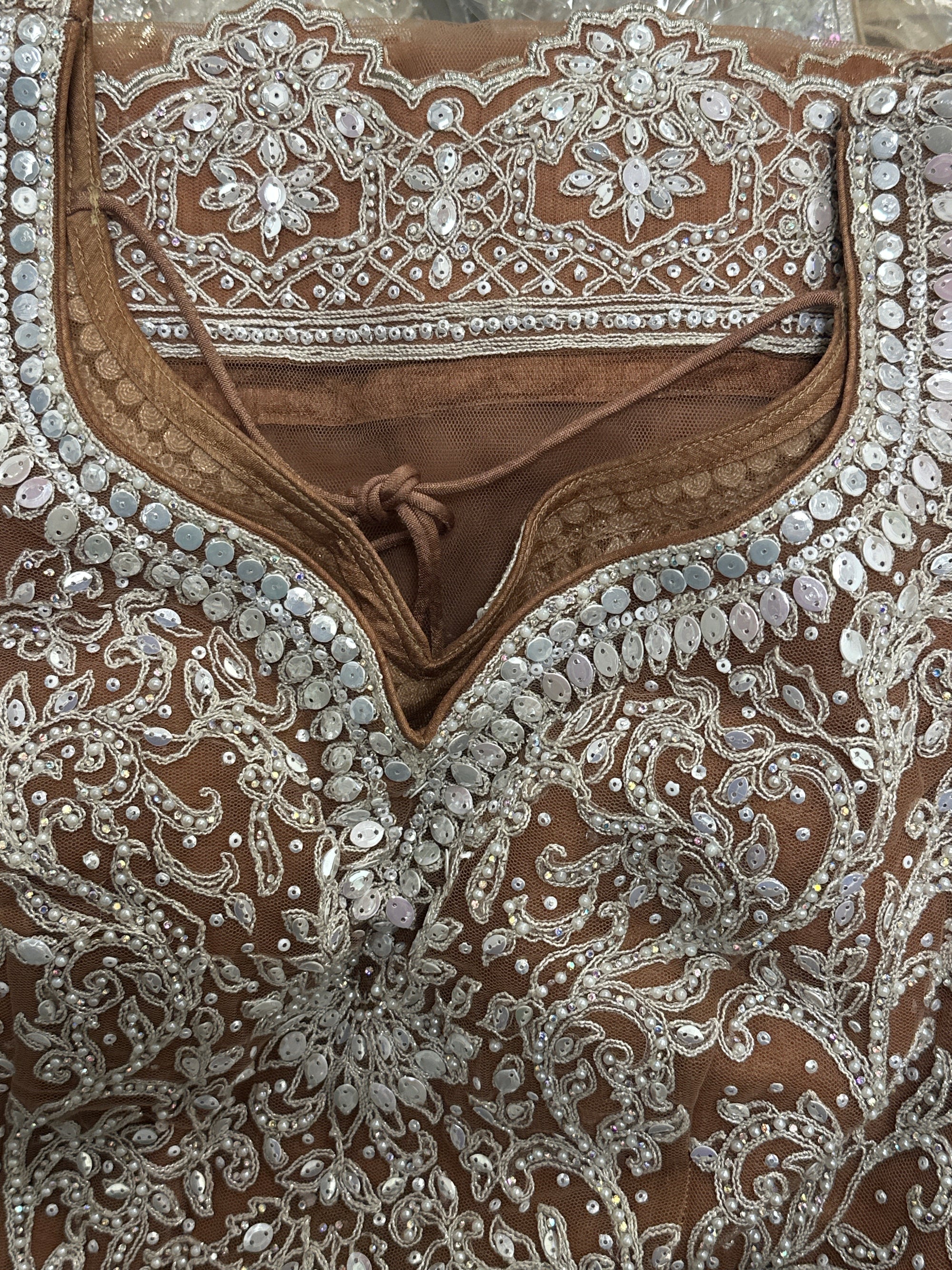 Stunning Embroidered Sharara Suit