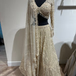 Stunning Reception Lehenga with Pearls