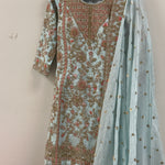 Floral Embroidery Sharara Suit