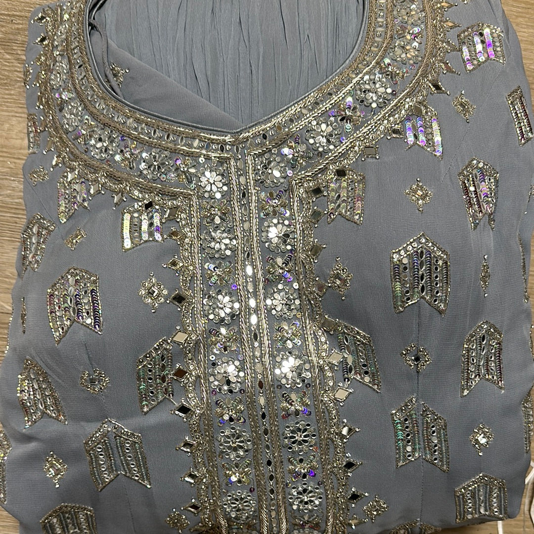 Mirror & Seq Work Sharara suit