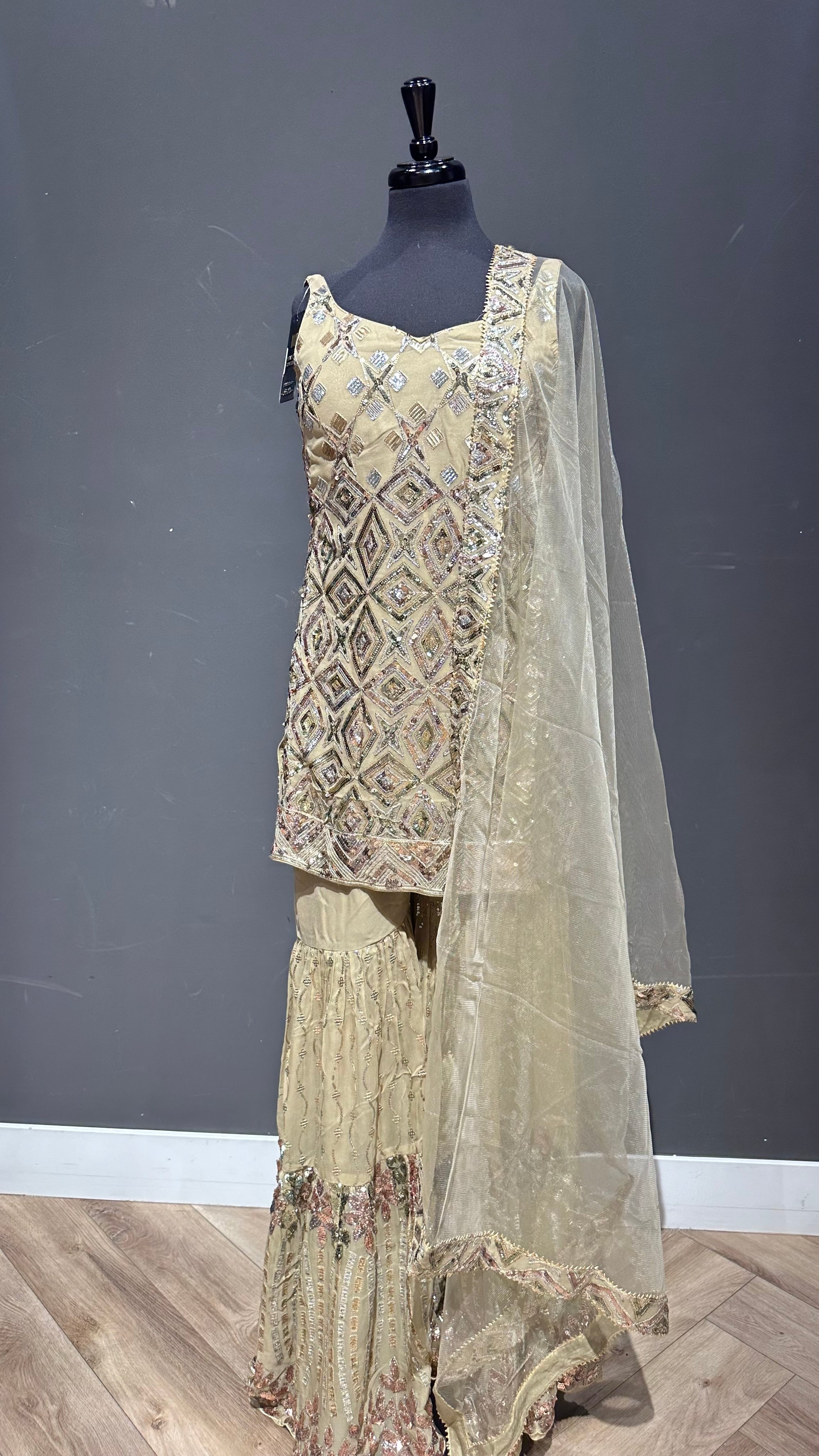 Glittering Gharara Suit