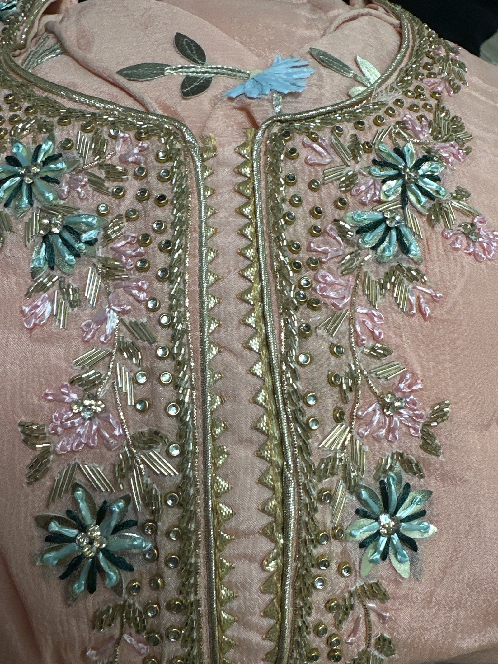 Thread Embroidery Gharara Suit