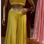 Crop top With Sharara and Neck Band