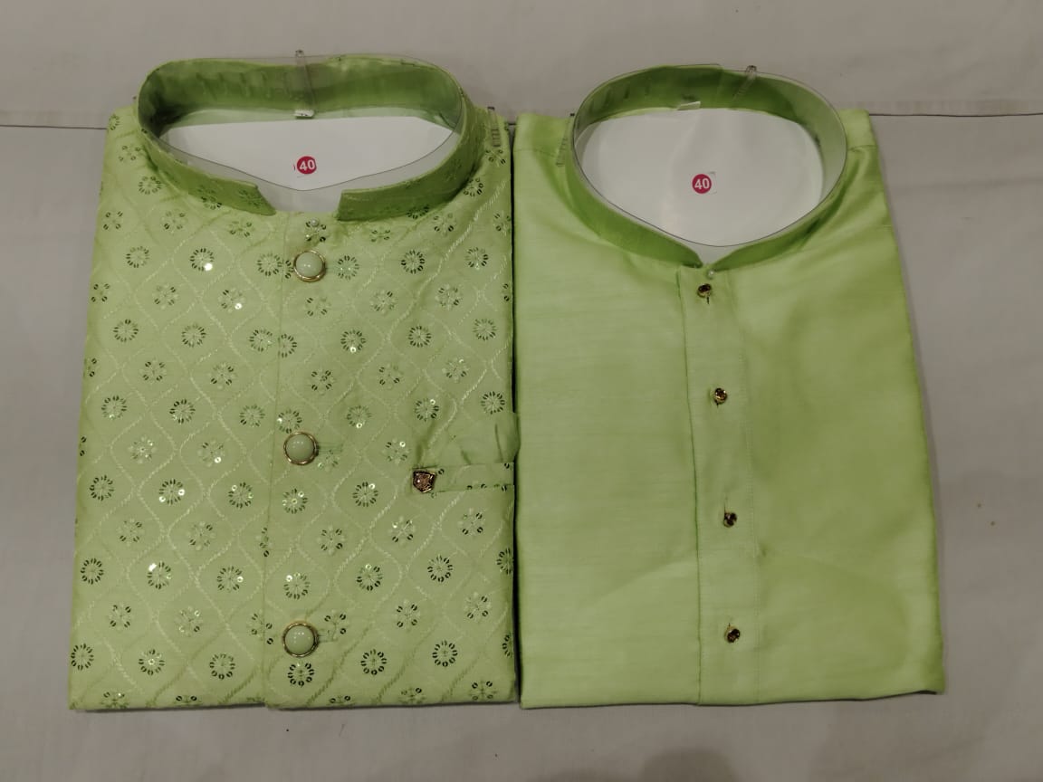 Kurta Pajama With Vest