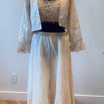 Crop top Sharara with Jacket