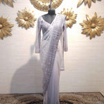 Elegant Saree With Stitched Blouse