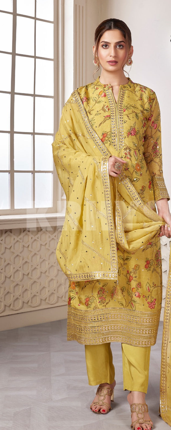 Cotton Printed Pant suit