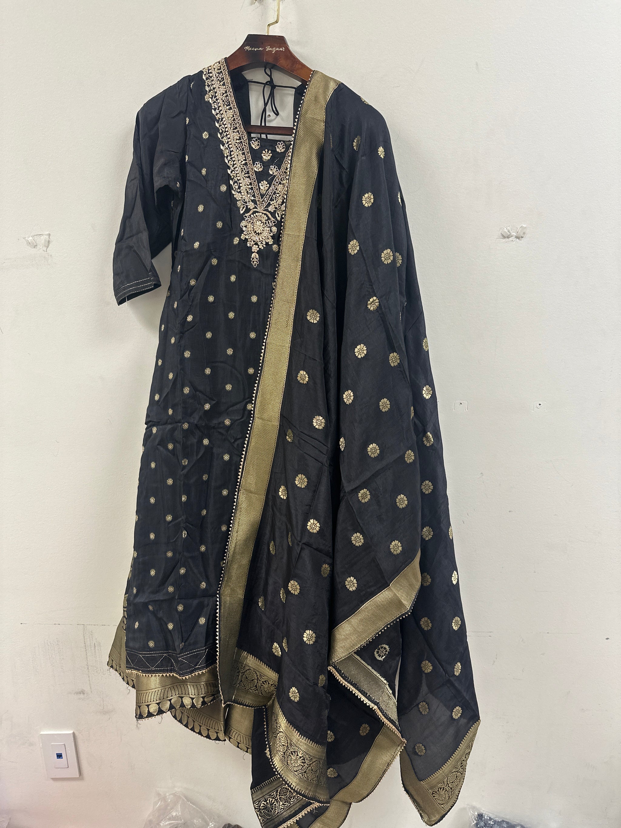 Banarasi Lehenga with Long Shirt