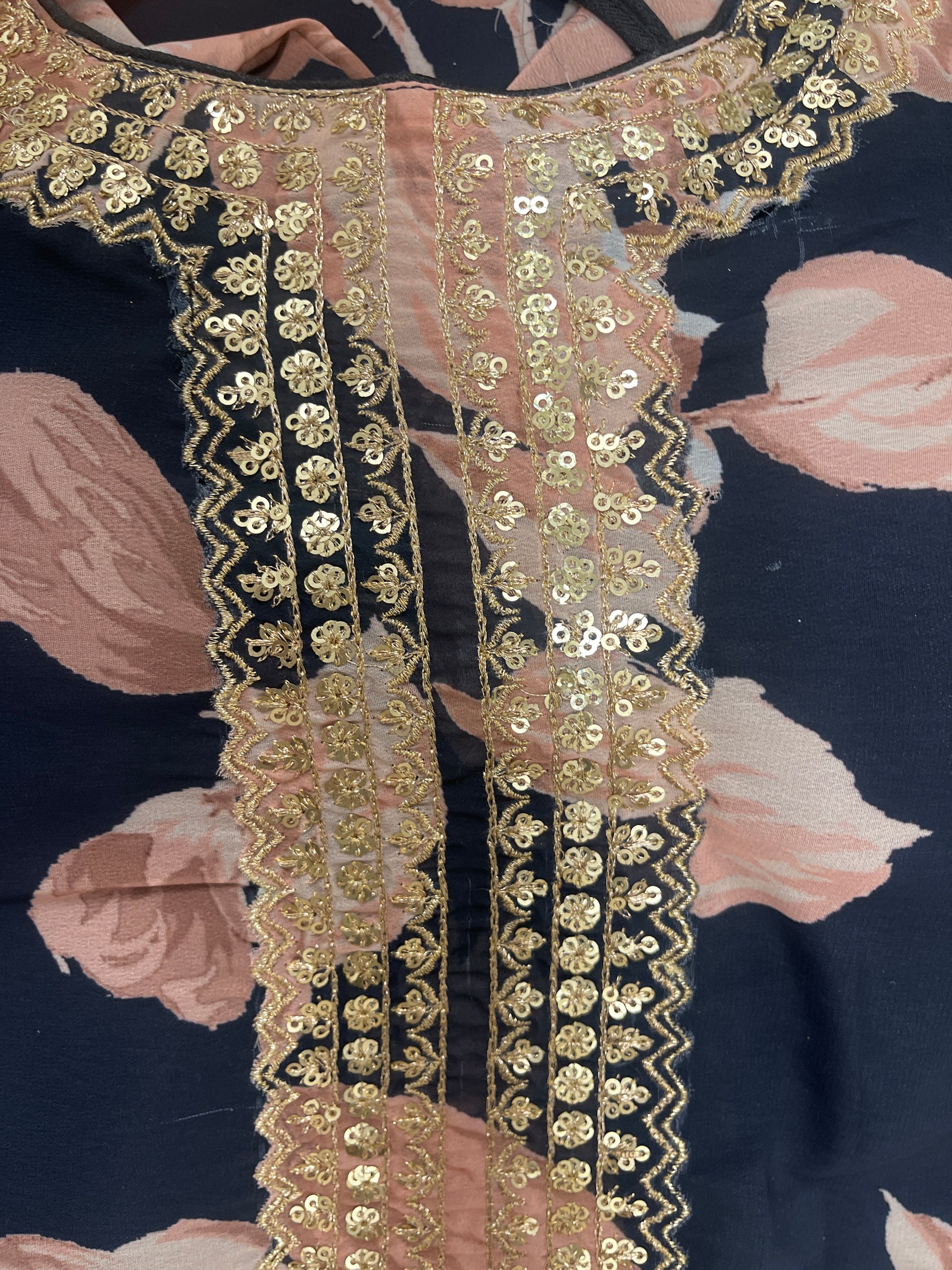 Printed sharara suit