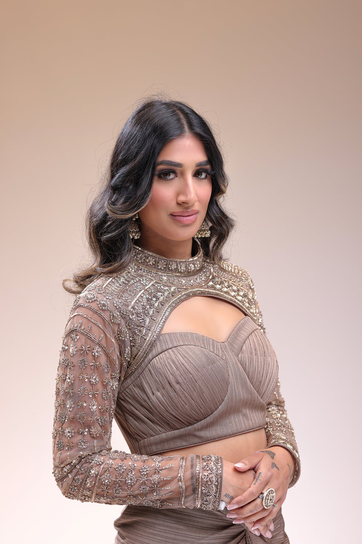 Absolutely Stunning Dhotti Skirt with Blouse