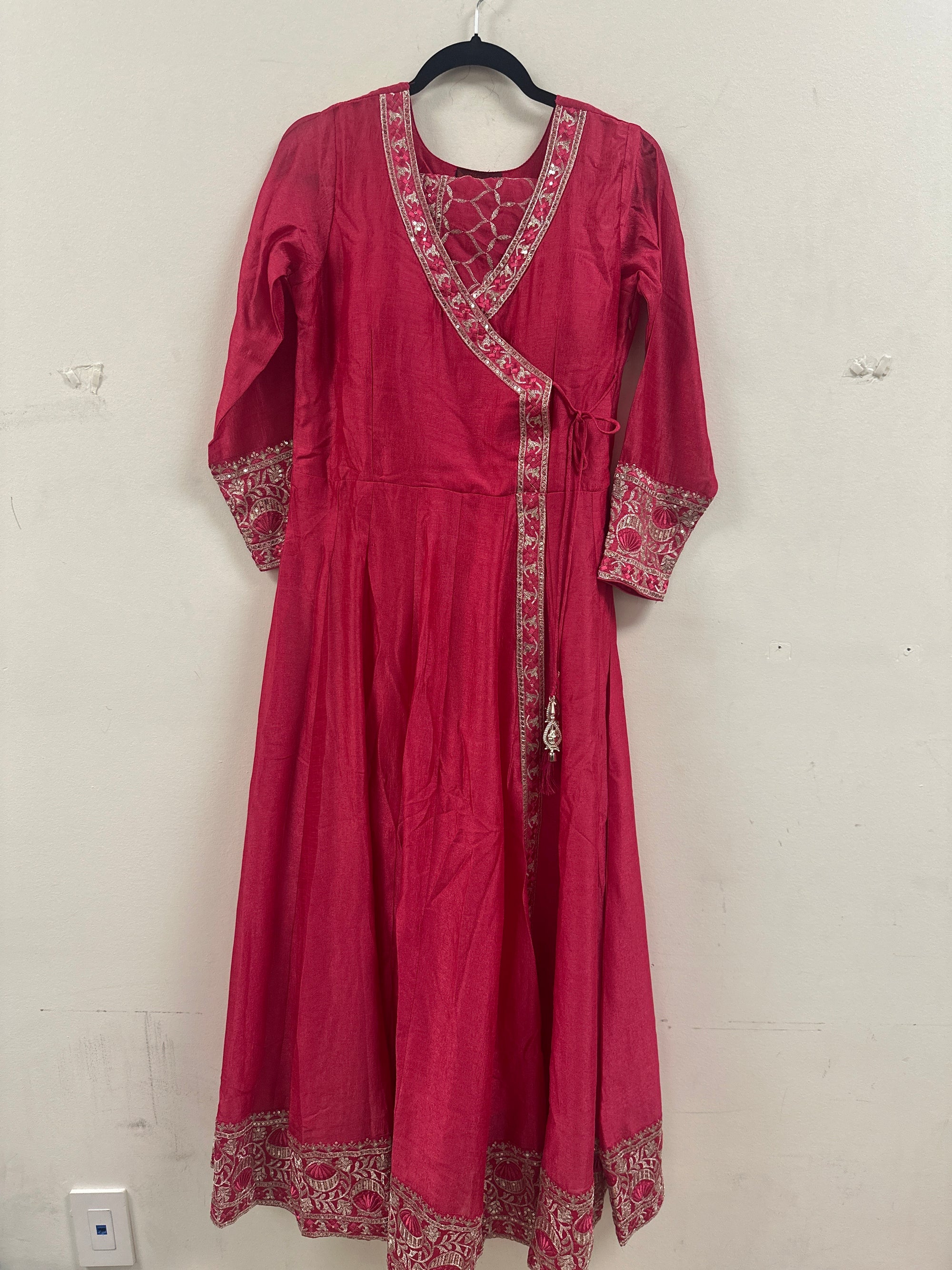 Angrakhiya Style Anarkali Suit