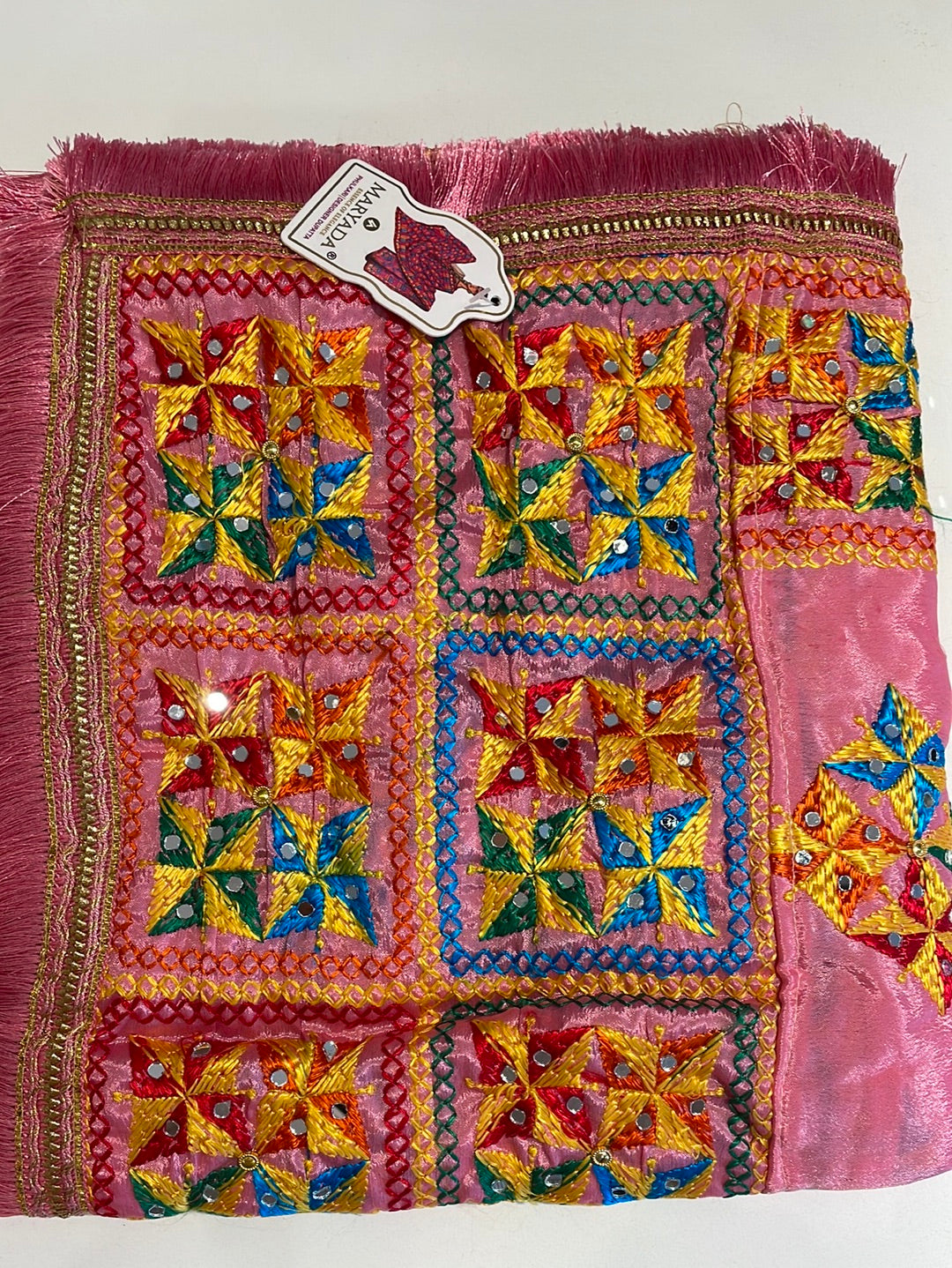 Multi Colour Chinnon Phulkari Dupattas