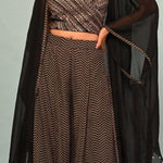 Contemporary Set with Cape Sleeves
