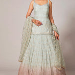 Long shirt Lehenga