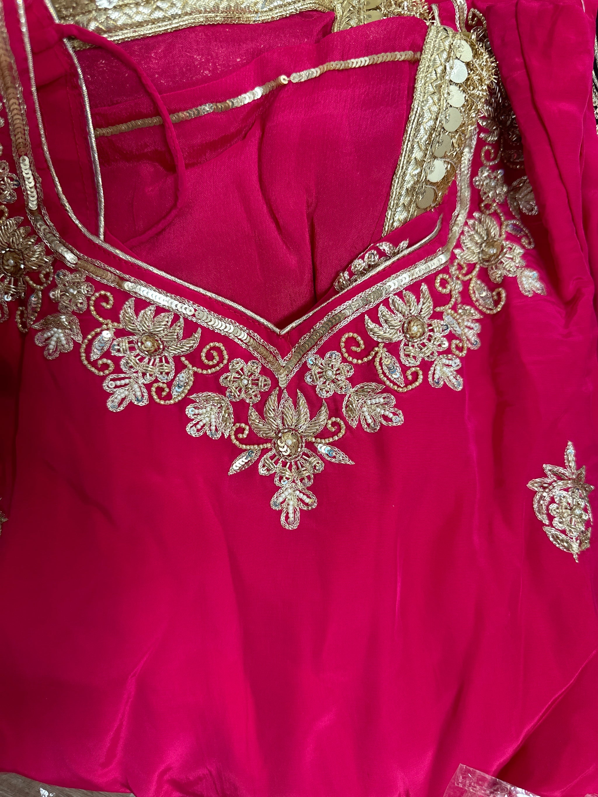 Traditional Embroidery Plazzo Suit