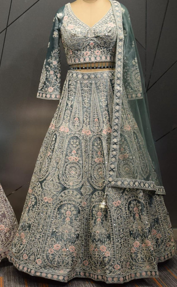 Floral Embroidery Lehenga