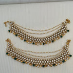 Double Layer Kundan Anklets