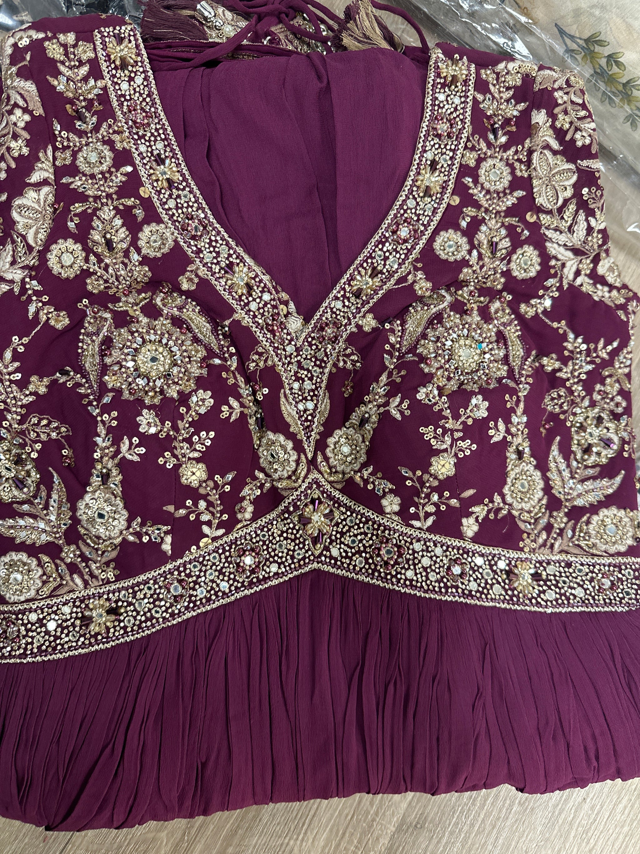 Charming Zari Work Anarkali