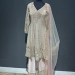 THREAD EMB SHIRT WITH SHARARA