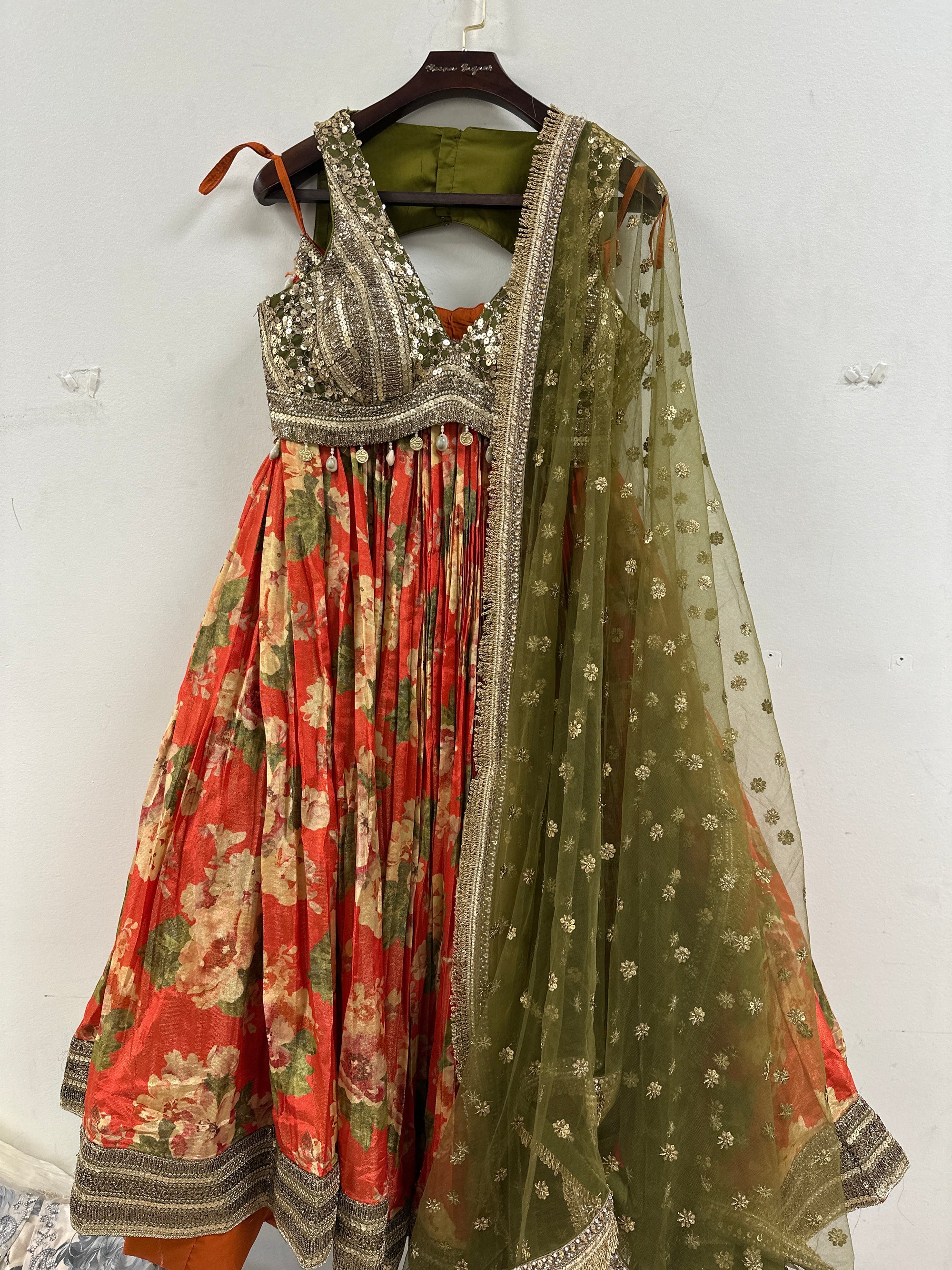 Beautiful Floral Printed Lehenga