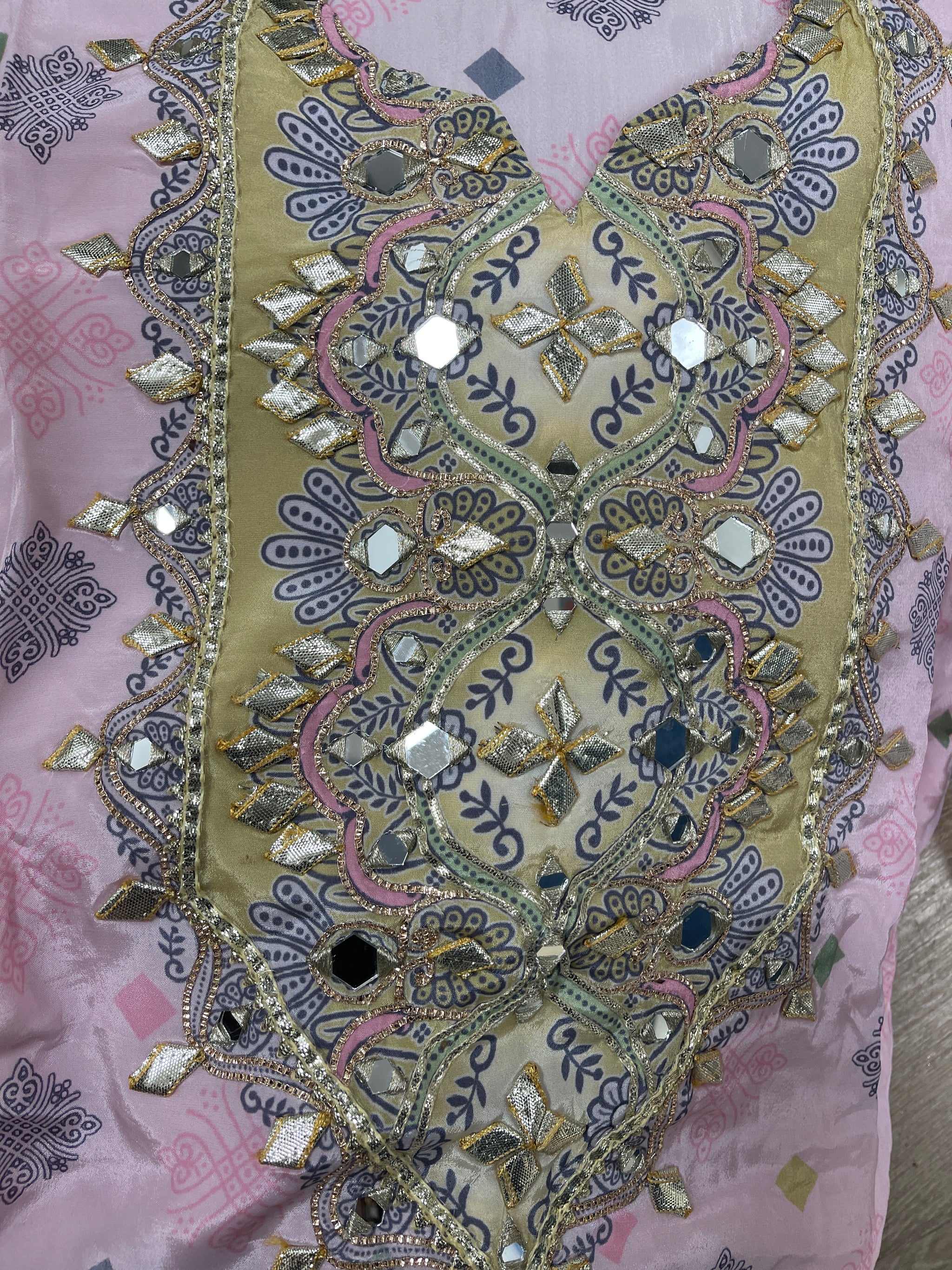 A Line Gharara Suit